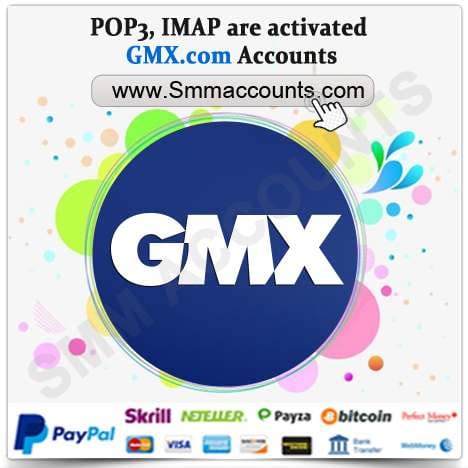 Buy Gmx POP3 IMAP are activated Accounts