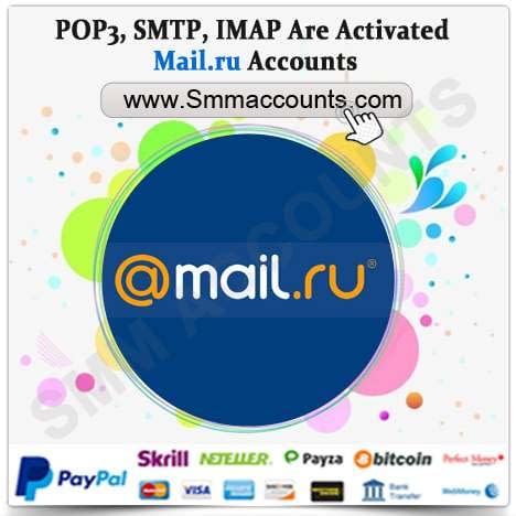 Buy POP3 SMTP IMAP Are Activated Accounts