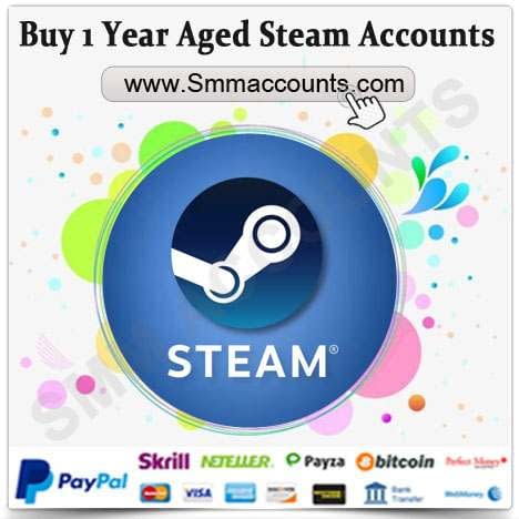 Buy 1 Year Aged Steam Accounts
